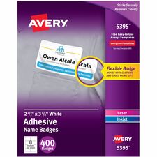 Avery® Adhesive Name Badges