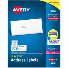 Avery® Easy Peel® Address Labels with Sure Feed Technology