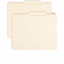 Smead 2/5 Tab Cut Letter Recycled Top Tab File Folder