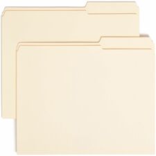 Smead 2/5 Tab Cut Letter Recycled Top Tab File Folder