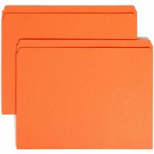 Smead Colored Straight Tab Cut Letter Recycled Top Tab File Folder