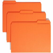 Smead Colored 1/3 Tab Cut Letter Recycled Top Tab File Folder
