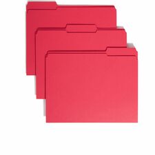 Smead Colored 1/3 Tab Cut Letter Recycled Top Tab File Folder