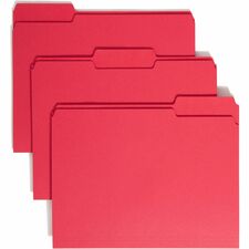 Smead 1/3 Tab Cut Letter Recycled Top Tab File Folder