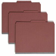 Smead SafeSHIELD 2/5 Tab Cut Letter Recycled Classification Folder