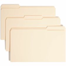 Smead 1/3 Tab Cut Legal Recycled Fastener Folder