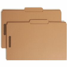 Smead 2/5 Tab Cut Legal Recycled Fastener Folder