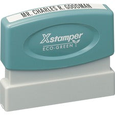 Xstamper Custom Single Line Pre-inked Stamp