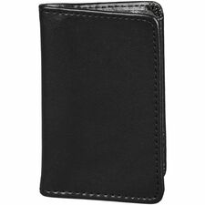 Samsill Regal Carrying Case (Wallet) Business Card - Black
