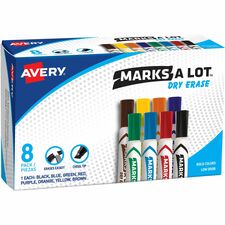 Avery® Marks A Lot Marks A Lot Desk-Style Dry-Erase Markers