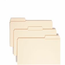 Smead SuperTab 1/3 Tab Cut Legal Recycled Top Tab File Folder