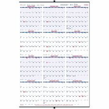 Brownline Heavyweight Yearly Wall Calendar