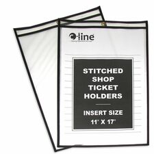 C-Line Stitched Vinyl Shop Ticket Holders