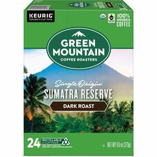 Green Mountain Coffee Roasters® K-Cup, Pod Sumatra Reserve Coffee, Keurig Single-Serve K-Cup pods, Dark Roast, 24 Count