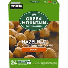 Green Mountain Coffee K-Cup, Pod Hazelnut Decaf Coffee, Keurig Single-Serve K-Cup pods, Light Roast, 24 Count