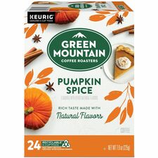 Green Mountain Coffee Roasters® K-Cup, Pod Pumpkin Spice Coffee, Keurig Single-Serve K-Cup Pods, Light Roast, 24 Count