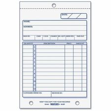 Rediform Carbonless Sales Order Book