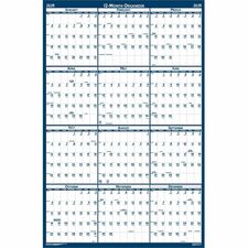 House of Doolittle Dated 66" Laminated Wall Planner