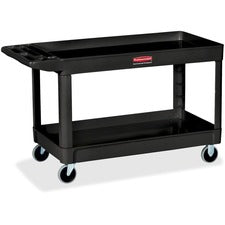 Rubbermaid Commercial 4" Casters 2-shelf Utility Cart