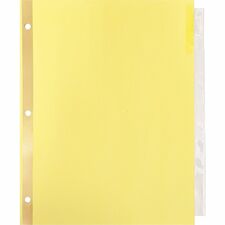 Business Source Insertable 5-Tab Ring Binder Indexes