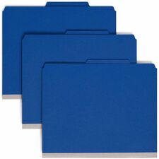 Smead SafeSHIELD 2/5 Tab Cut Letter Recycled Classification Folder