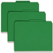 Smead SafeSHIELD 2/5 Tab Cut Letter Recycled Classification Folder