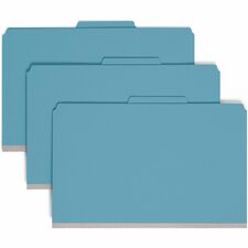 Smead SafeSHIELD 2/5 Tab Cut Legal Recycled Classification Folder