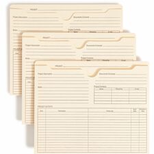 Smead Straight Tab Cut Letter Recycled File Jacket