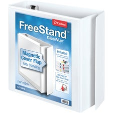 Cardinal® FreeStand Easy Open Slant-D Ring Binder