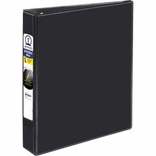Avery® Durable View Binder 1" , Round Rings, 5½" x 8½" , Black