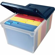 Vertiflex Extra-capacity File Tote with Lid