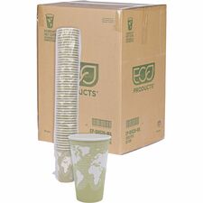 Eco-Products 16 oz World Art Hot Beverage Cups