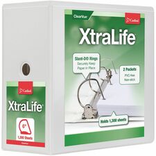 Cardinal® Xtralife ClearVue Locking Slant-D Binder