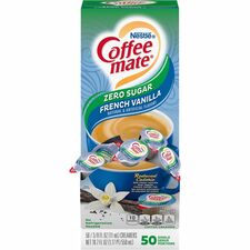 Coffee mate Zero-Sugar French Vanilla Nondairy Liquid Creamer Singles