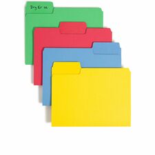 Smead SuperTab 1/3 Tab Cut Letter Recycled Top Tab File Folder