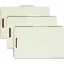 Smead 2/5 Tab Cut Legal Recycled Classification Folder
