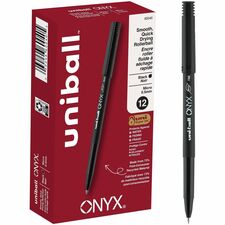 uniball Onyx Rollerball Pens