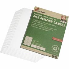 SKILCRAFT® Recycled File Folder Labels