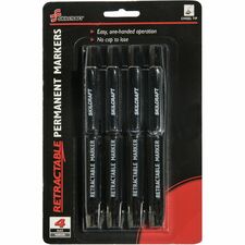 SKILCRAFT® Retractable Permanent Markers