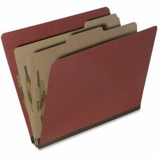 SKILCRAFT® Letter Recycled Classification Folder with Fastener