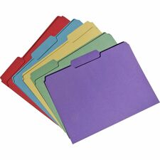 SKILCRAFT® 1/3 Tab Cut Letter Recycled Top Tab File Folder