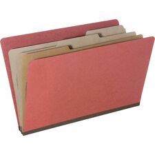 SKILCRAFT® Legal Recycled Classification Folder with Fastener