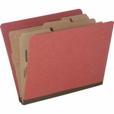 SKILCRAFT® Letter Recycled Classification Folder with Fastener