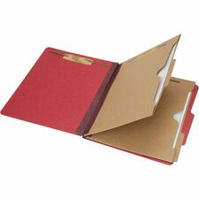 SKILCRAFT Letter Recycled Classification Folder with Fastener
