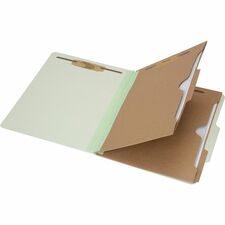 SKILCRAFT® Legal Recycled Classification Folder with Fastener