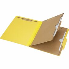 SKILCRAFT® Letter Recycled Classification Folder with Fastener