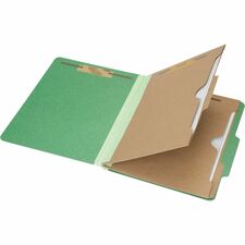 SKILCRAFT Letter Recycled Classification Folder with Fastener