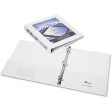 SKILCRAFT Frame View Binders - White, 1"