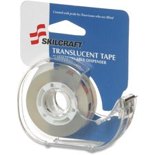 SKILCRAFT® Transparent Dispenser Tape
