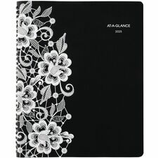 At-A-Glance Lacey Weekly Monthly Appointment Book Planner, Large, 8 1/2" x 11"